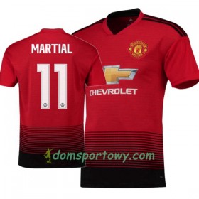 Koszulka Manchester United Anthony Martial 11 Domowe Koszulki Piłkarskie 2018-2019 Krótki Rękaw